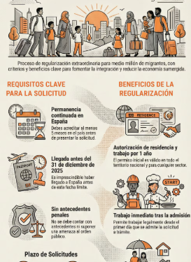 ¿Qué requisitos deben cumplir los migrantes para acceder a la regularización en España? Guía del paso a paso