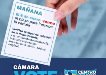 ÚLTIMO DÍA PARA INSCRIPCIÓN DE CÉDULAS