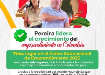 PEREIRA AVANZA EN EMPRENDIMIENTO ✅