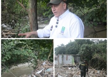 CARDER interviene punto crítico en el río Otún por disposición inadecuada de escombros