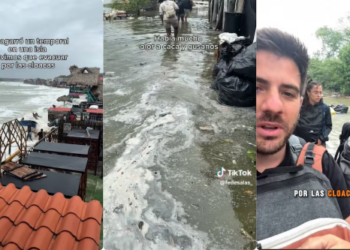 Turistas extranjeros documentaron en redes sociales cómo tuvieron que ser evacuados de Barú, en Cartagena, por culpa del invierno: “Nos sacaron por las cloacas”