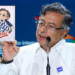 Gustavo Petro publicó particular caricatura como protesta por la suspensión provisional del salario mínimo de 2026: “Ni un peso atrás”