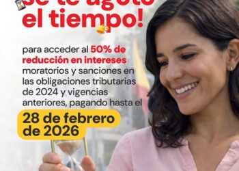 Febrero es el último mes para acceder al 50% de reducciones en intereses moratorios y sanciones del 2024 y vigencias anteriores