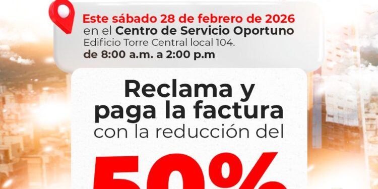 ESTE SÁBADO 28 DE FEBRERO EL CENTRO DE SERVICIO OPORTUNO TENDRÁ ATENCIÓN
