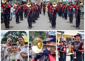 La banda Signum Drum & Bugle Corps de la Secretaría de Cultura de Pereira, ganadora del Concurso Nacional de Bandas de Marcha en La Virginia