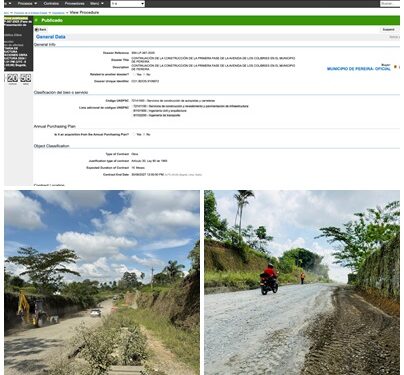 La licitación para la continuación de la Primera Fase de la Avenida Los Colibríes entra en su etapa decisiva