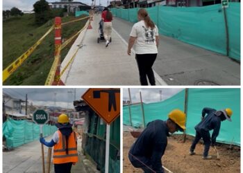Alcaldía de Pereira estabiliza vía principal de Altagracia y protege la movilidad del corregimiento