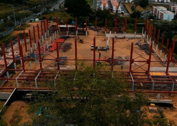 COLISEO MULTIPROPÓSITO AVANZA EN UN 55% SU EJECUCIÓN