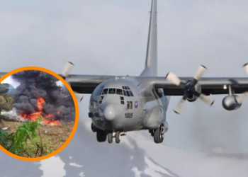Soldado reveló cómo logró escapar tras accidente de avión Hércules de la Fuerza Aérea Colombiana: “Me pisoteaban, salí por un hueco”