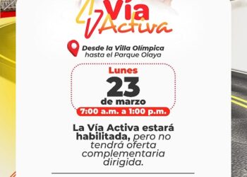 VIA ACTIVA LUNES 23 DE MARZO