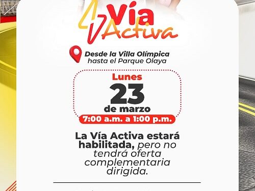 VIA ACTIVA LUNES 23 DE MARZO