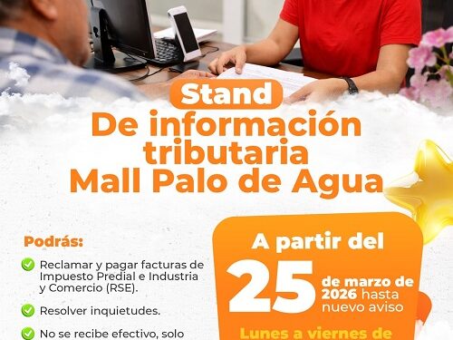 ATENCIÓN TRIBUTARIA EN El MALL PALO DE AGUA