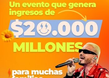Más de $20.000 millones para la economía pereirana se estima dejará concierto de J Balvin