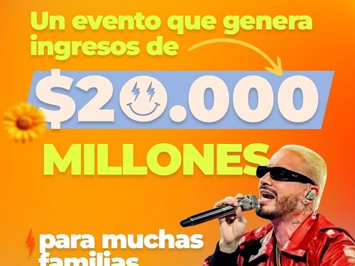 Más de $20.000 millones para la economía pereirana se estima dejará concierto de J Balvin