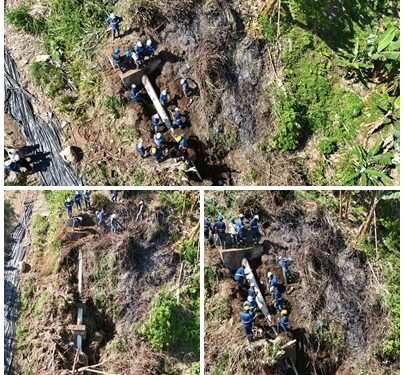 Incendio de capa vegetal causado por un tercero, afectó tramo de red de 16” y dejó sin servicio cerca de 28.000 habitantes de la Comuna del Café