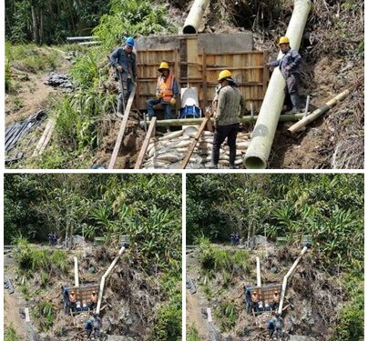 70% de la comuna del Café ya cuenta con servicio de agua; en la parte alta continúa el abastecimiento por medios alternos hasta la normalización total