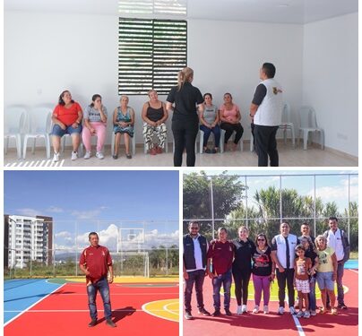 Alcaldía de Pereira transforma los barrios con el mejoramiento de 121 sedes comunales y 40 escenarios deportivos