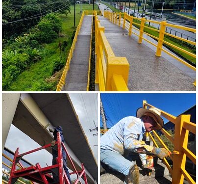 PEREIRA SE ‘MUEVE’ CON LA RENOVACIÓN DE LOS PUENTES PEATONALES