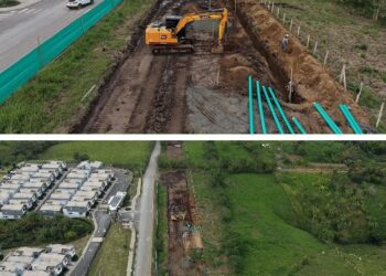 Con maquinaria nueva, la Gobernación acelera la construcción de la vía de acceso al Hospital de Alta Complejidad