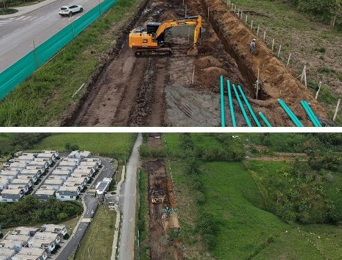 Con maquinaria nueva, la Gobernación acelera la construcción de la vía de acceso al Hospital de Alta Complejidad