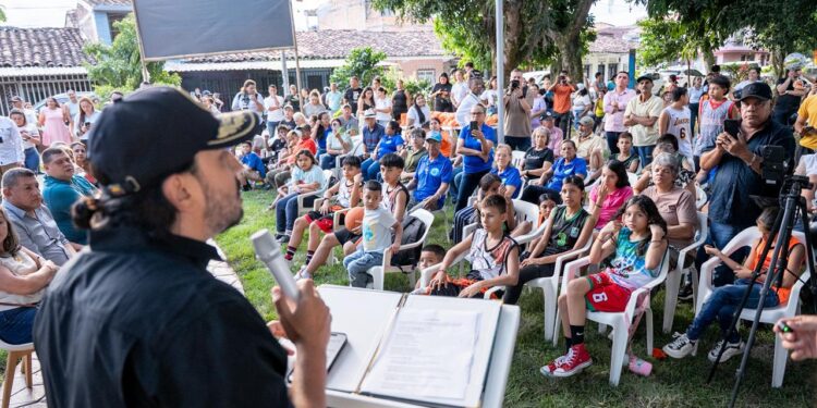 Gobernador Juan Diego Patiño Ochoa entregó nuevo espacio de recreación en el municipio de La Virginia
