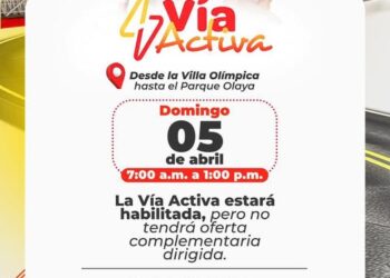VÍA ACTIVA, DOMINGO 05 DE ABRIL
