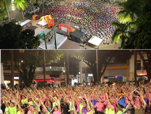 + MOVIMIENTO + VIDA: Pereira celebró el Día Mundial de la Actividad Física con una jornada de stick aeróbico y rumba aeróbica