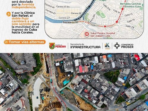 Atención Pereira: nuevos cierres y desvíos en Corales