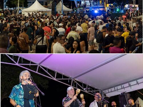 Miles de pereiranos amantes de la salsa, cumplieron su cita mensual en “Salsa en mi Parque”