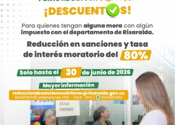 Campaña “Respira Tranquilo y Ponte al Día con Risaralda” invita a los risaraldenses a normalizar sus obligaciones tributarias