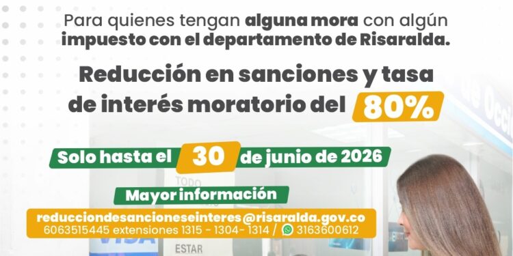 Campaña “Respira Tranquilo y Ponte al Día con Risaralda” invita a los risaraldenses a normalizar sus obligaciones tributarias