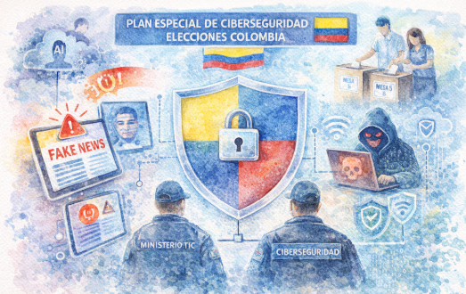 Ministerio TIC implementará plan de ciberseguridad y combate de datos falsos para las elecciones presidenciales de 2026
