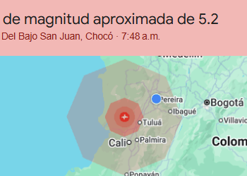 Fuerte temblor en Colombia hoy 14 de mayo: SGC reportó sismo de magnitud 5,6 en Chocó; internautas aseguran que lo sintieron en varias ciudades