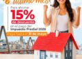 ÚLTIMO MES PARA RECIBIR DESCUENTO EN EL PAGO DEL PREDIAL