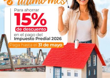 ÚLTIMO MES PARA RECIBIR DESCUENTO EN EL PAGO DEL PREDIAL