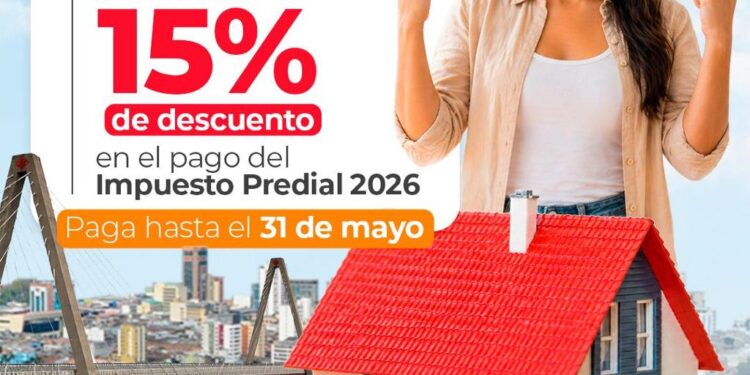 ÚLTIMO MES PARA RECIBIR DESCUENTO EN EL PAGO DEL PREDIAL