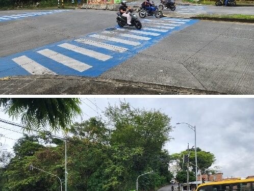 NUEVAMENTE SE HABILITARON LOS CRUCES EN LA AVENIDA LA INDEPENDENCIA ENTRE LAURELES Y LENINGRADO