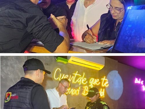 Vigilancia y control permanente a establecimientos nocturnos en Pereira
