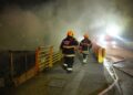 DIGER y Bomberos en primera línea de atención de la emergencia por incendio en La Alameda