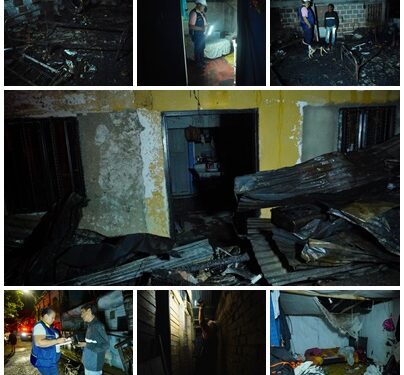 DIGER Pereira presente en la atención de la emergencia por incendio en Esperanza Galicia
