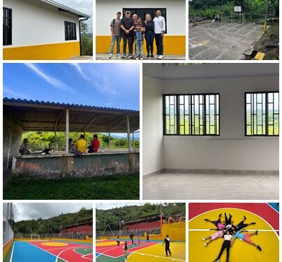 Pereira fortalece el tejido social y deportivo en Combia con mejoramientos comunitarios