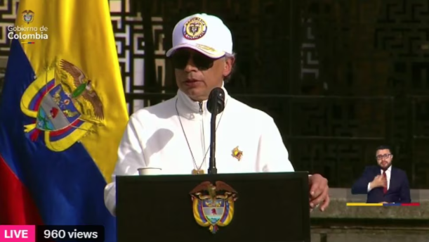 Gustavo Petro en la apertura de la jornada electoral: “Mi primer mensaje indudablemente es salir a votar como sea, venciendo todo obstáculo”