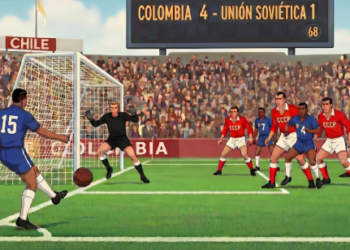 Colombia y el “Milagro de Arica” en el Mundial Chile 1962: la historia del 4-4 contra la Unión Soviética y el gol olímpico de Marcos Coll