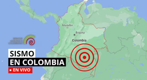 Temblor en Colombia: epicentro y magnitud del último sismo de hoy, domingo 28 de junio