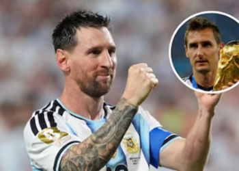 Con sus tres goles ante Argelia, Messi alcanzó a Klose como el máximo goleador de la historia de los Mundiales