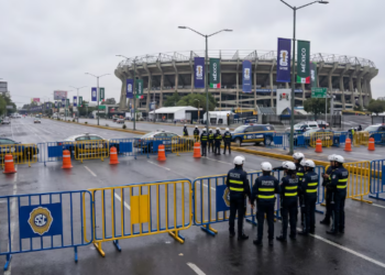 Más de 11 mil policías vigilarán el partido de Colombia y Uzbekistán en el Estadio Ciudad de México