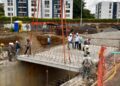 INICIÓ EL CIERRE DE LA CUBIERTA DEL PASO DEPRIMIDO EN LA INTERSECCIÓN CORALES