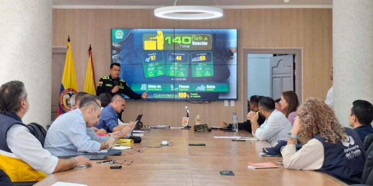 Alcaldía se articula con las autoridades para brindar máxima seguridad en Pereira para la segunda vuelta presidencial