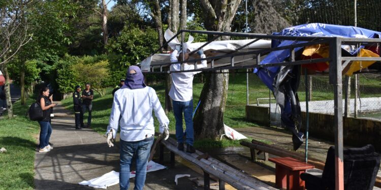 Alcaldía de Pereira avanza en la recuperación del espacio público y parques seguros