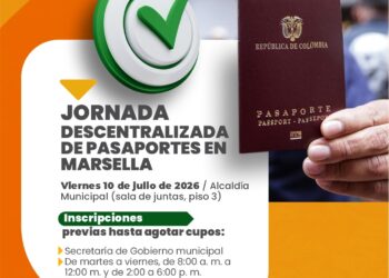 Gobernación de Risaralda abrirá inscripciones para jornada descentralizada de pasaportes en Marsella